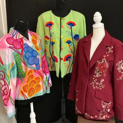 Colorful Floral Jacket Set