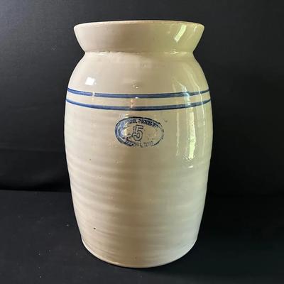 Marshall Pottery No. 5 Crock