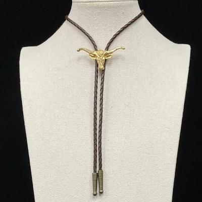 Bolo Tie, Metal Steer