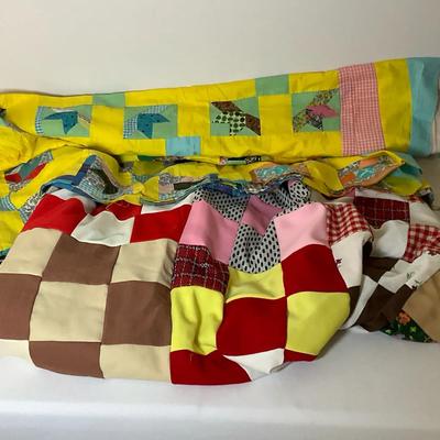 Unfinished Quilt Duo