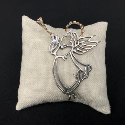 Silver Trumpeting Angel