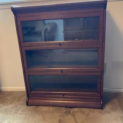 Wooden Barrister Bookcase