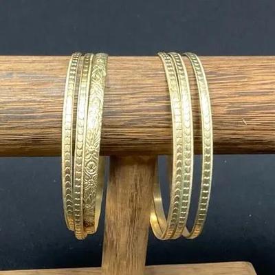 14 Karat Gold Filled Bangles