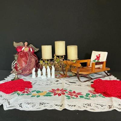 Christmas Decorations And Linens