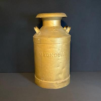 MAGNOLIA Metal Milk Can