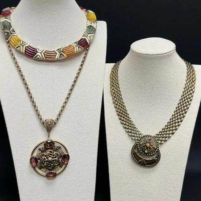 Gold Toned Statement Necklaces 