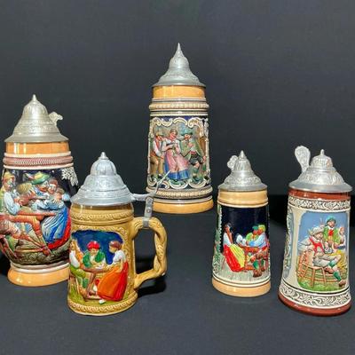 More German Beer Steins 