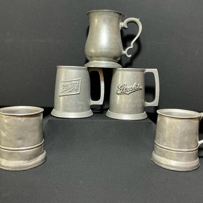 Pewter Beer Mugs 