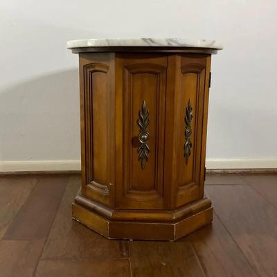 Octagonal Marble Top Table 