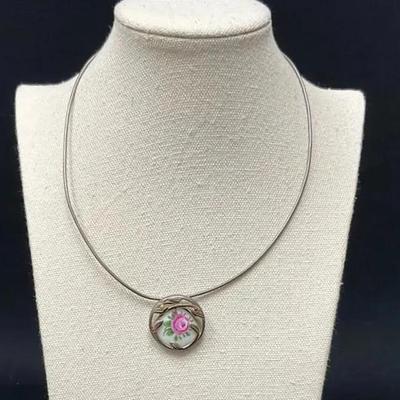 Sterling Silver Necklace With Pendant