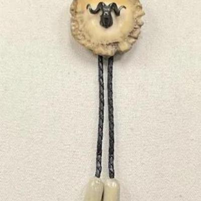 Bolo Tie, Ram On Antler