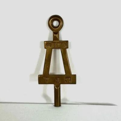 Solid Bronze Tau Beta Pi Bent Key
