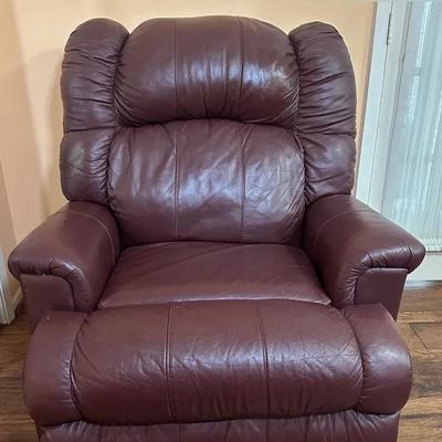 Burgundy Recliner