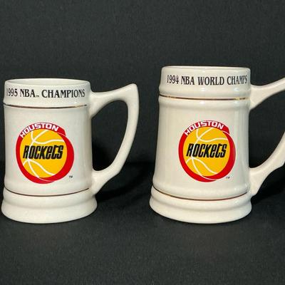 Houston Rockets Ceramic Stein Mugs 