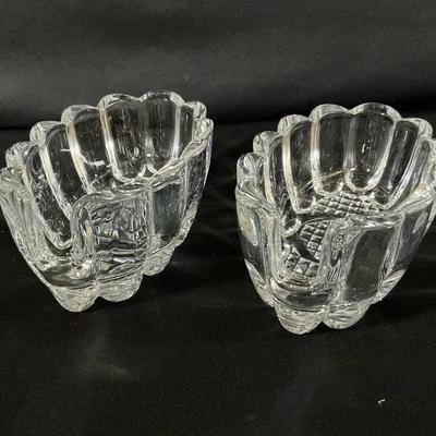 Princess House Glass Spoon/Fork Holders