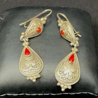 Sterling Silver Drop Earrings