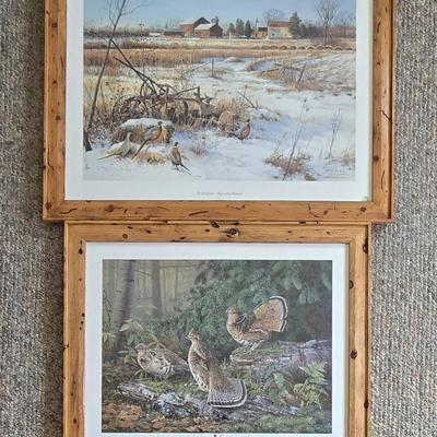 Pair of Scott Zoellick Wildlife Prints (LR)