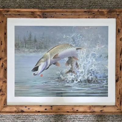 "Up North Muskie" by Scott Zoellick (LR)