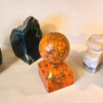 Natural Geodes, Stone Bookends
