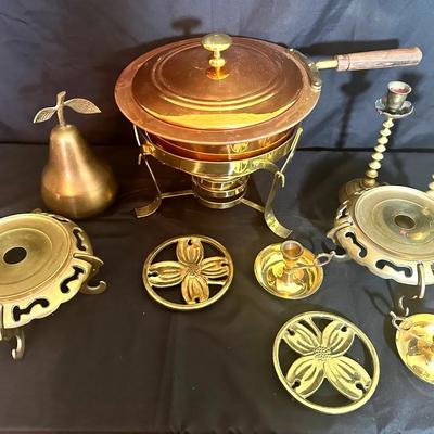 13 Piece Brass & Copper Lot VA metalcrafters & More