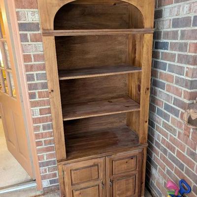 Pine Bookcase / Display Cabinet