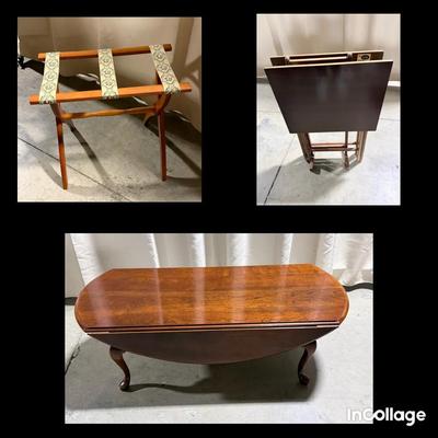 Vintage Scheibe Items And Cherry Drop Leaf Coffee Table