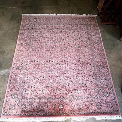 Vintage Handmade Wool Area Rug 113inX94in