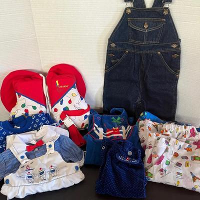 French Toast Jean Overalls 24m, Sailor Outfit Overalls, Sterns Life Best, Corduroy Overalls Snaps