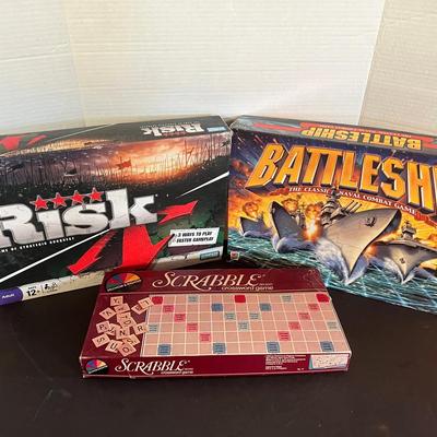 Battleship Game 2002, Scrabble Game 1982, Risk Game 2008