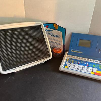 Rose Art Super Lite Art w/ Box, Texas Instruments Portable Computer Math Fun 