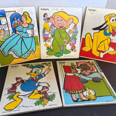 Disney Puzzles Pluto & Donald Duck, Fairy Tales Cinderella & Red Riding Hood