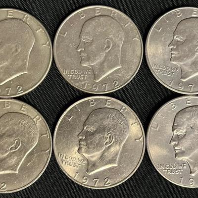 Assortment Of Heisenhower One Dollar Coins #3