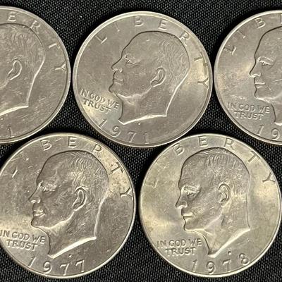 Assortment Of Eisenhower One Dollars #5