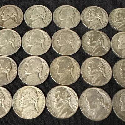 (20) Wartime Nickels- 1945