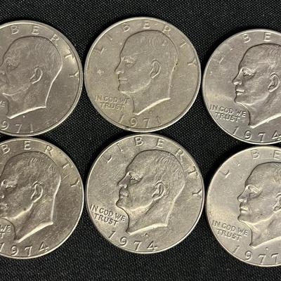 Assortment Of Eisenhower One Dollar Coins #4 