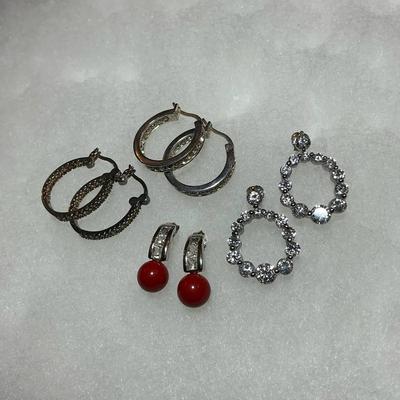 925 Crystal Earrings