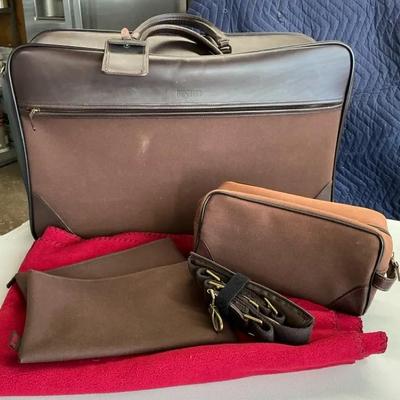 Hartmann Luxe Collection Carry On Luggage Chocolate