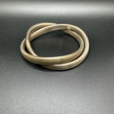 925 Stretchy Double Bracelet  