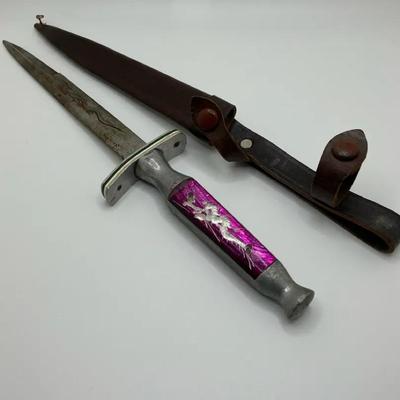 Pink Ladies Dagger Or Letter Opener