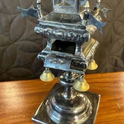 Besamin Spice Box Or Tower Russian Silver