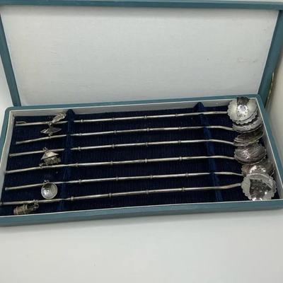 Sterling 950 Japanese Stirring Spoons/Straws