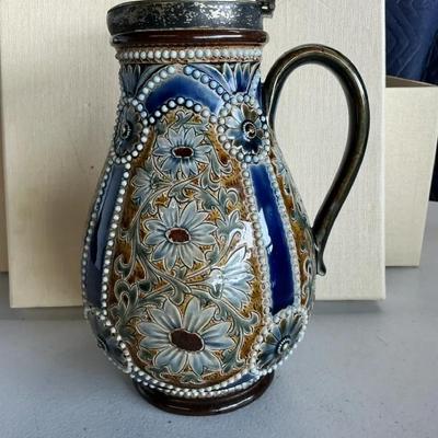Doulton Lambeth Stoneware Ewer 