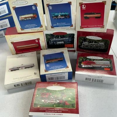 Hallmark Lionel Train Ornaments NIB #6