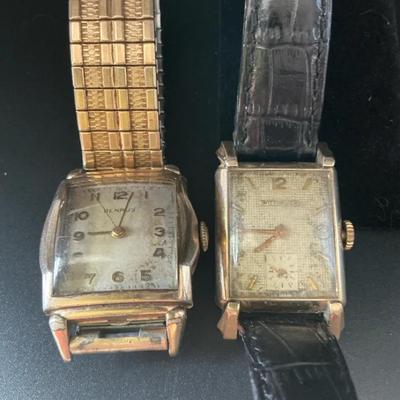 10K GF Benrus And Witnauer Watches