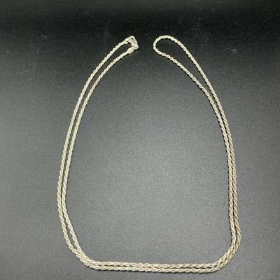 Italian Rope Chain 925 Necklace