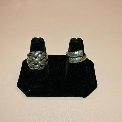 Wallace & Co. Woven Sterling Ring + 925 Friend