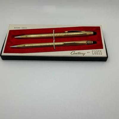 Cross Oldsmobile 1960s Pen And Pencil Set