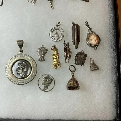 Coin Cameo Pendants