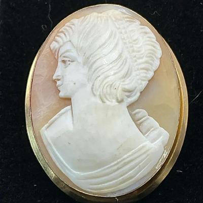 Cameo Pin Or Pendant 12KT GF Danecraft