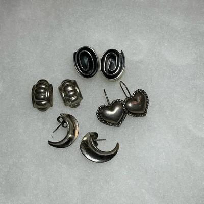 Chunky Sterling Earrings